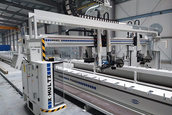 Automated timber frame construction machinery